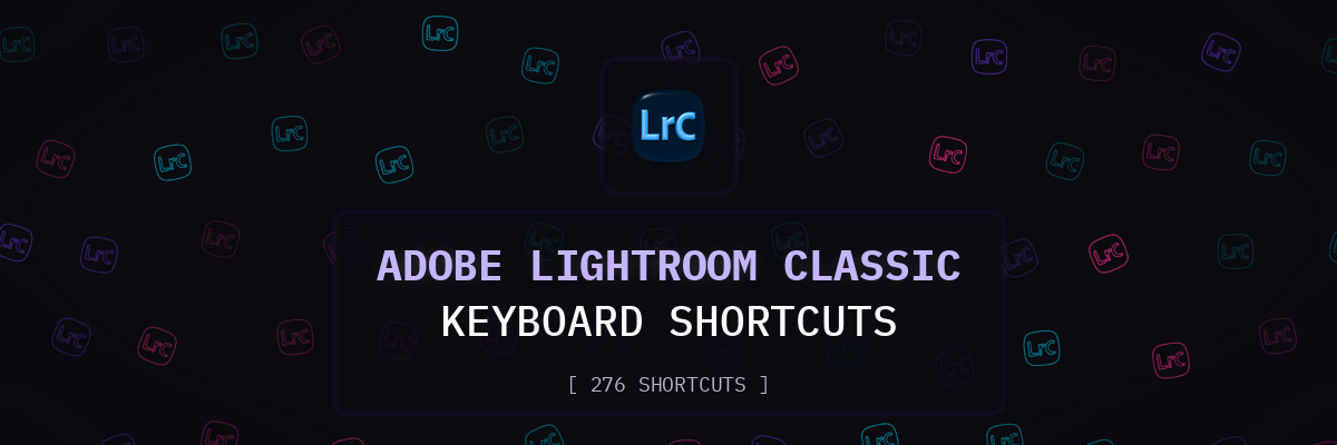 Adobe Lightroom Classic keyboard shortcuts