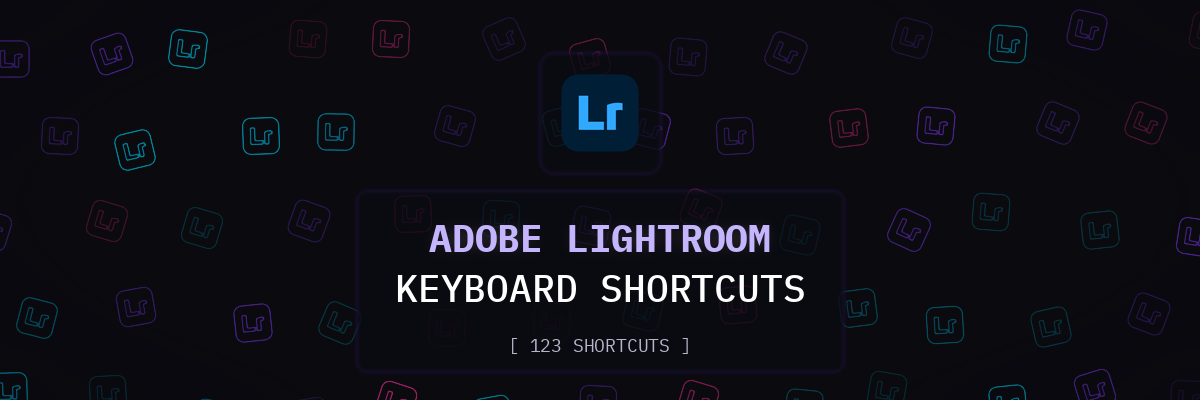 Adobe Lightroom keyboard shortcuts