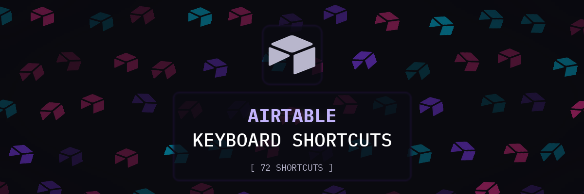 Airtable keyboard shortcuts