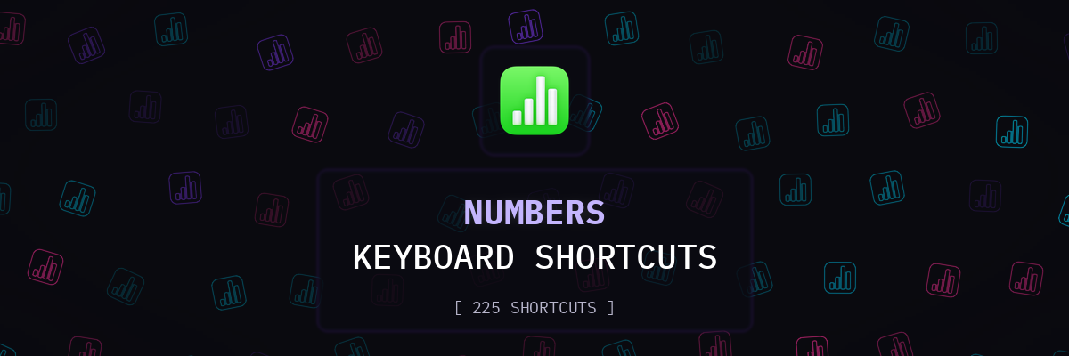 Numbers keyboard shortcuts