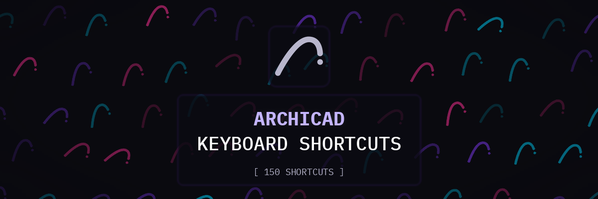 ArchiCAD keyboard shortcuts