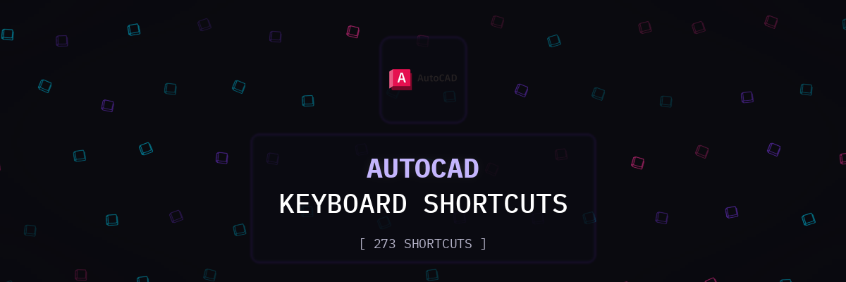 AutoCAD keyboard shortcuts