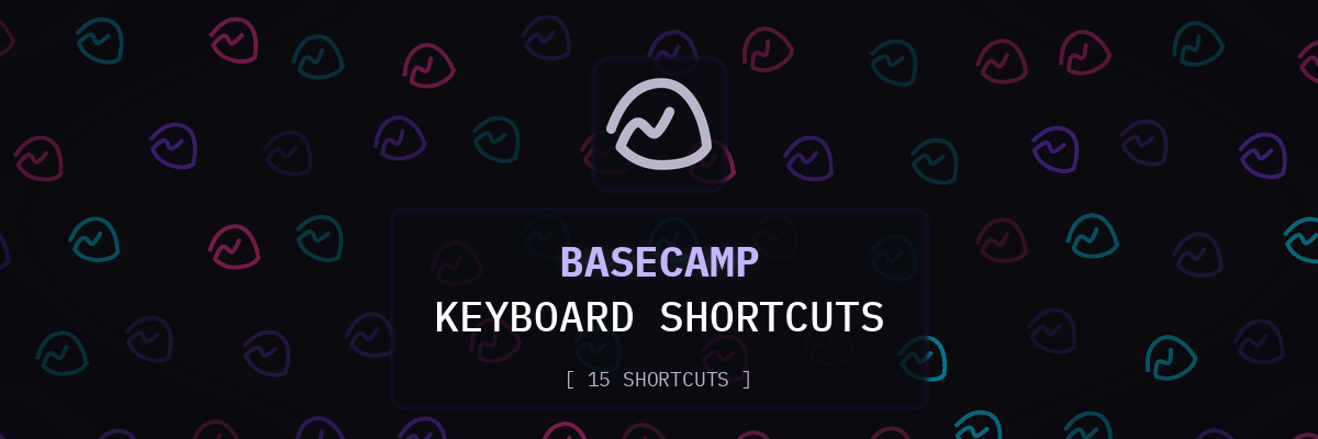 Basecamp keyboard shortcuts