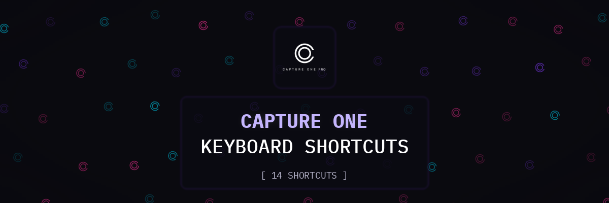 Capture One keyboard shortcuts