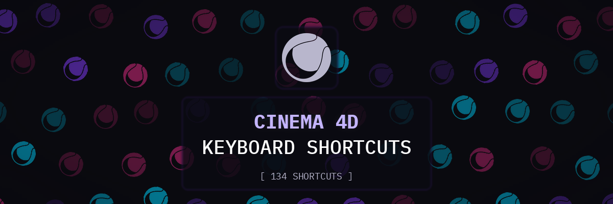 Cinema 4D keyboard shortcuts