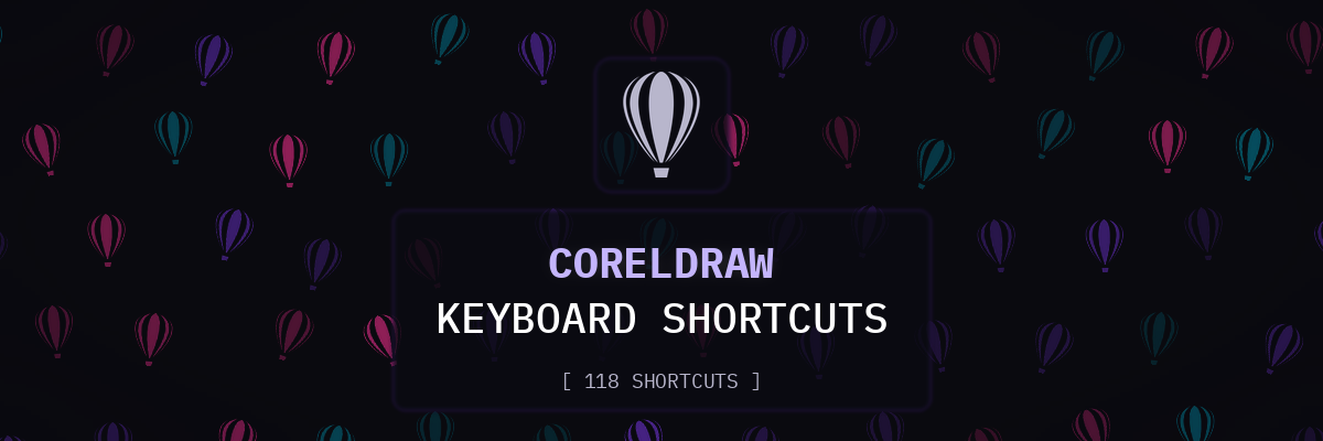 CorelDRAW keyboard shortcuts