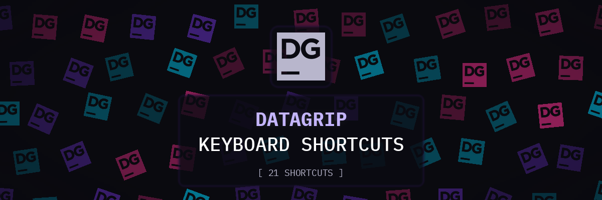 DataGrip keyboard shortcuts
