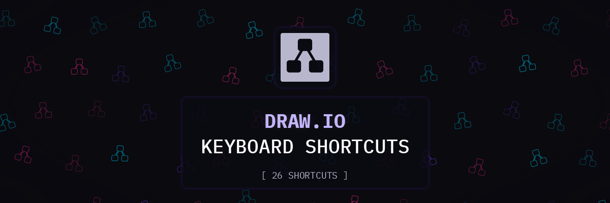 draw.io keyboard shortcuts
