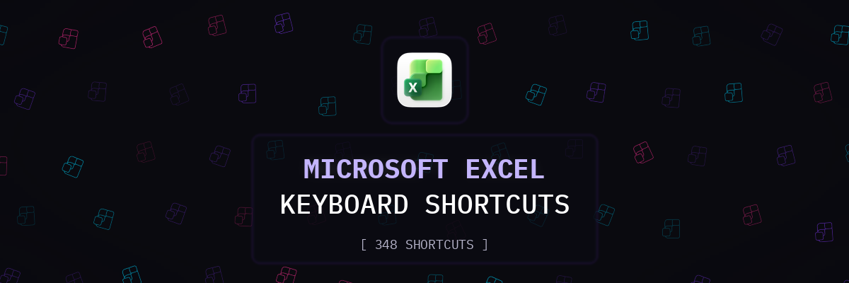 Microsoft Excel keyboard shortcuts