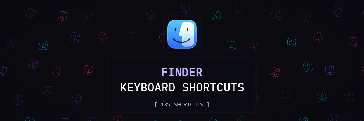 Finder keyboard shortcuts