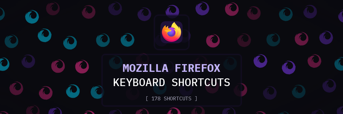 Mozilla Firefox keyboard shortcuts