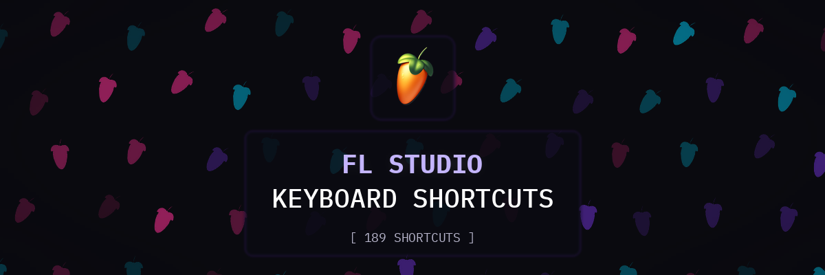 FL Studio keyboard shortcuts