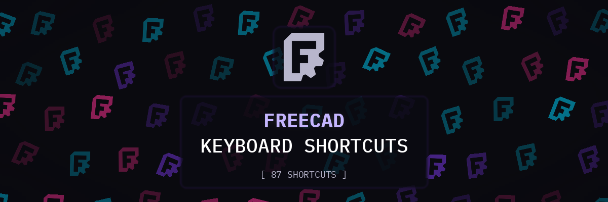 FreeCAD keyboard shortcuts