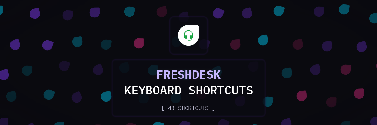 Freshdesk keyboard shortcuts