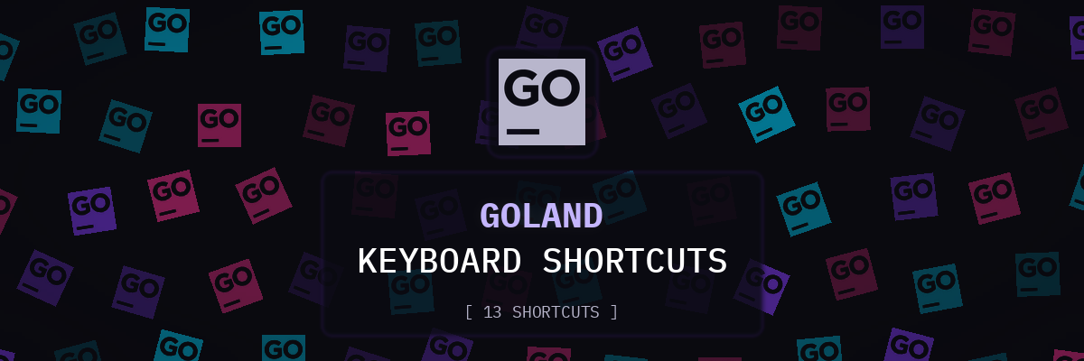 GoLand keyboard shortcuts