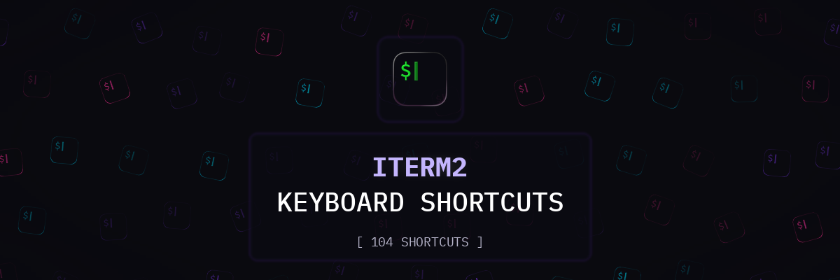 iTerm2 keyboard shortcuts