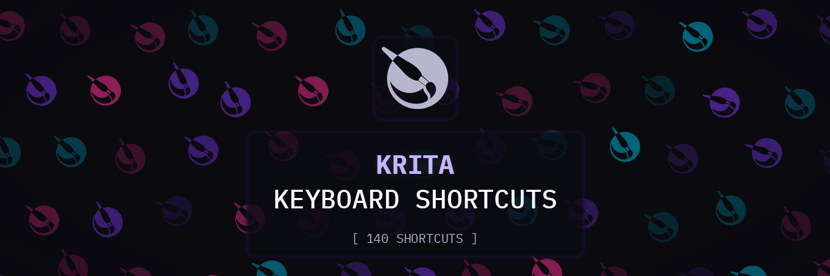 Krita keyboard shortcuts
