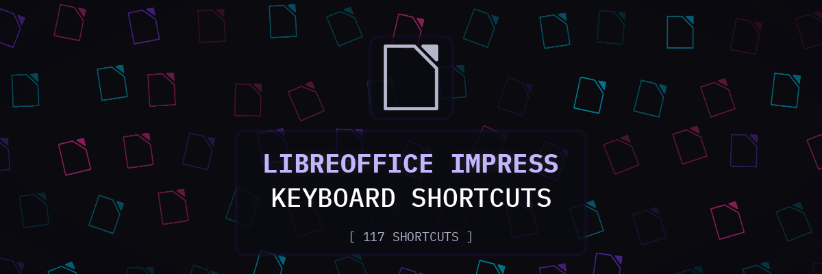 LibreOffice Impress keyboard shortcuts