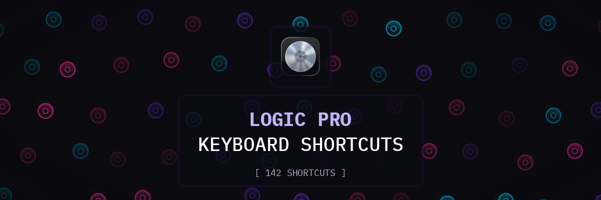 Logic Pro keyboard shortcuts