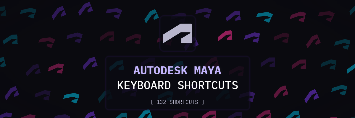Autodesk Maya keyboard shortcuts