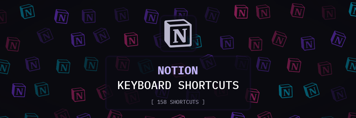 Notion keyboard shortcuts