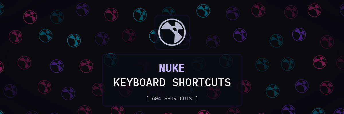 Nuke keyboard shortcuts