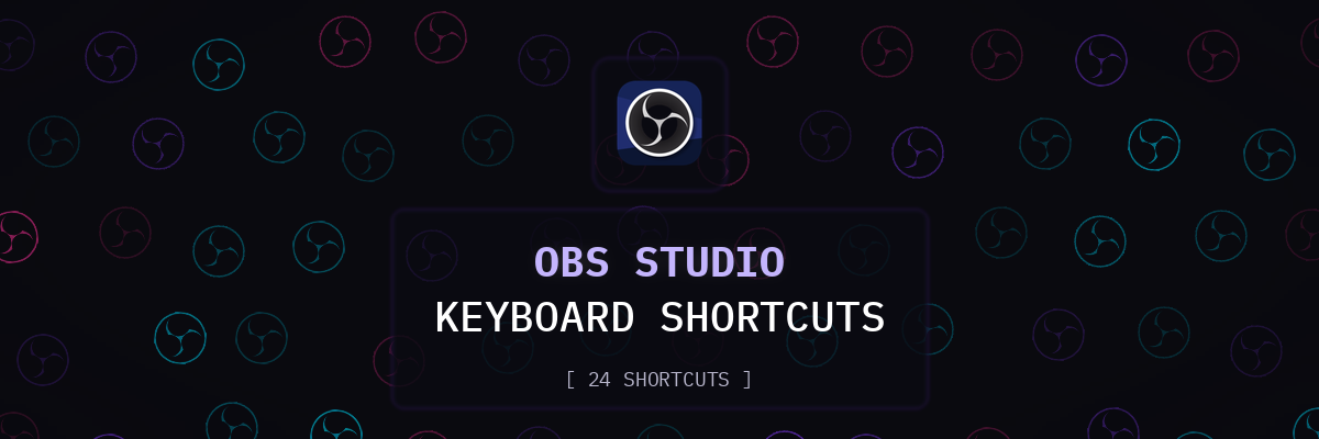 OBS Studio keyboard shortcuts