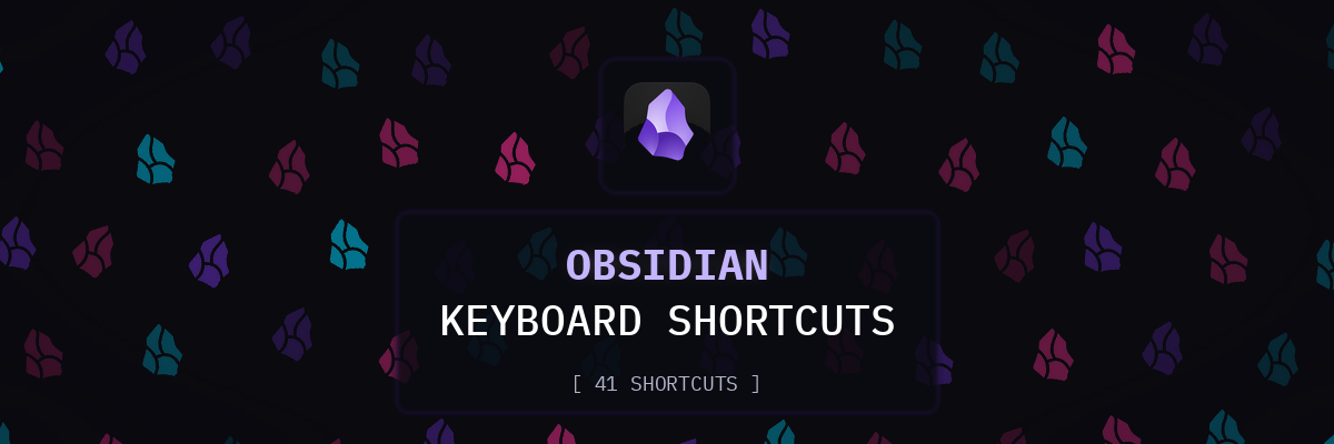 Obsidian keyboard shortcuts