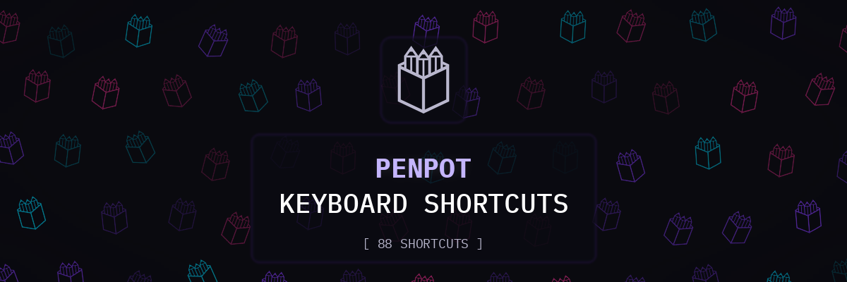 Penpot keyboard shortcuts