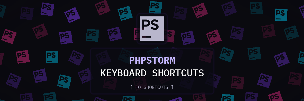 PhpStorm keyboard shortcuts