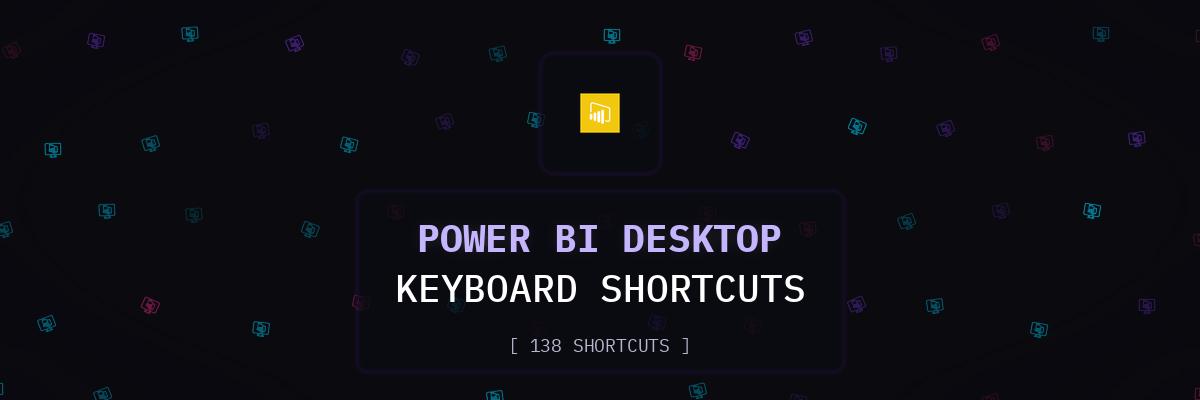 Power BI Desktop keyboard shortcuts