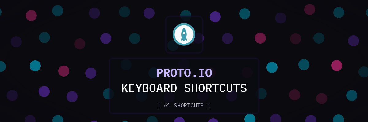 Proto.io keyboard shortcuts