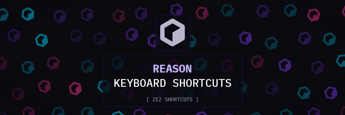 Reason keyboard shortcuts