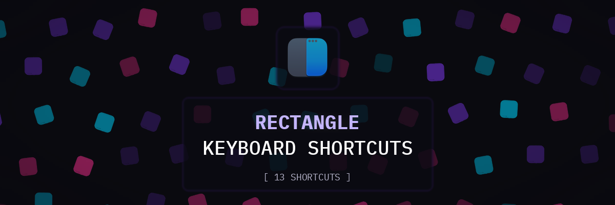 Rectangle keyboard shortcuts
