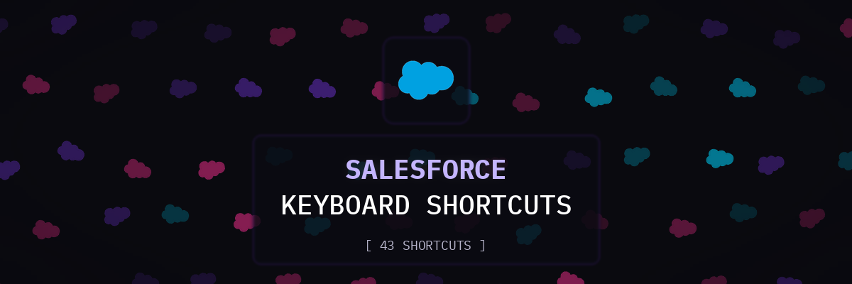 Salesforce keyboard shortcuts