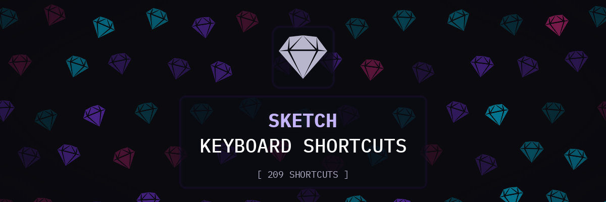 Sketch keyboard shortcuts