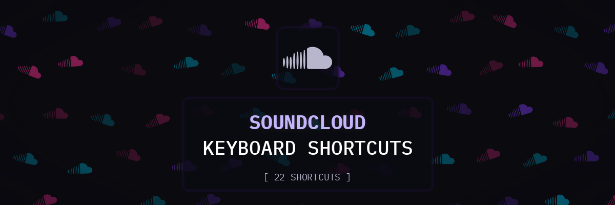 SoundCloud keyboard shortcuts