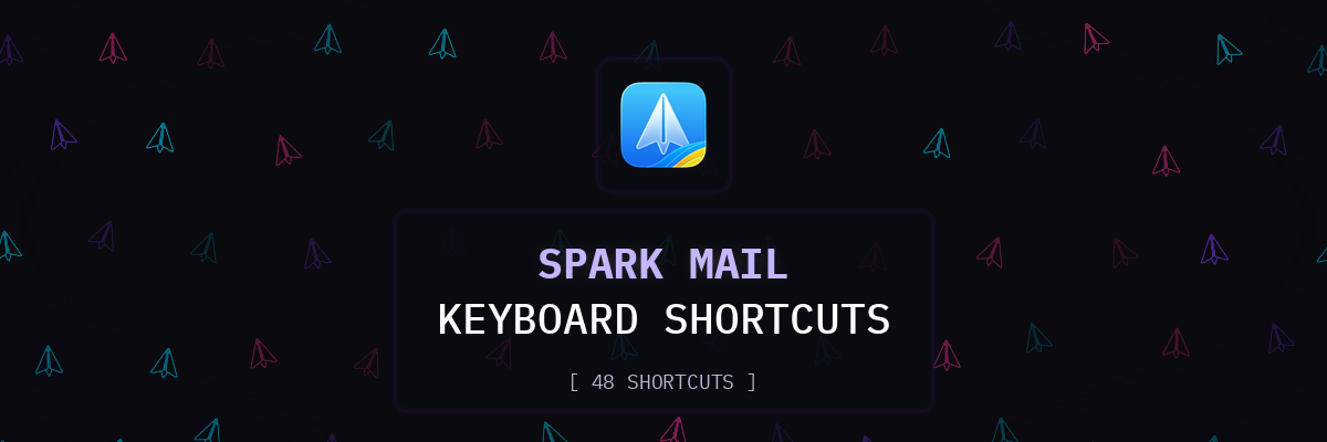 Spark Mail keyboard shortcuts