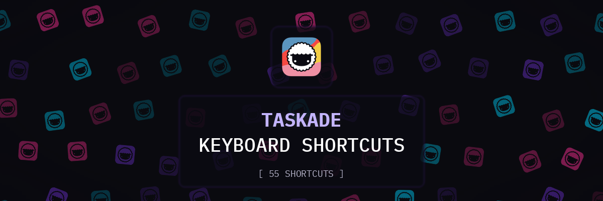 Taskade keyboard shortcuts