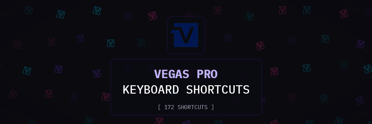 Vegas Pro keyboard shortcuts