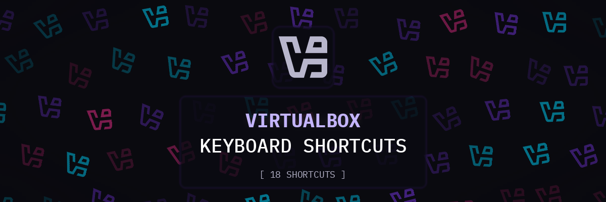 VirtualBox keyboard shortcuts