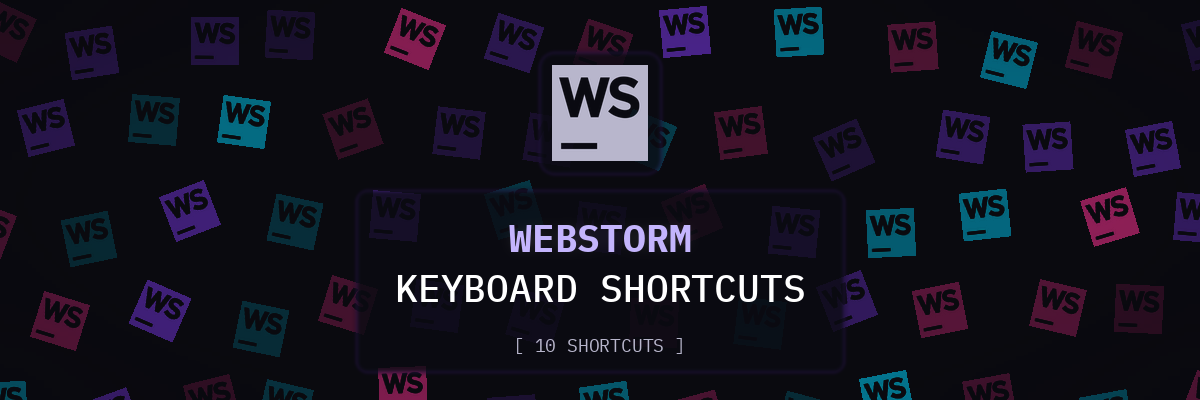 WebStorm keyboard shortcuts