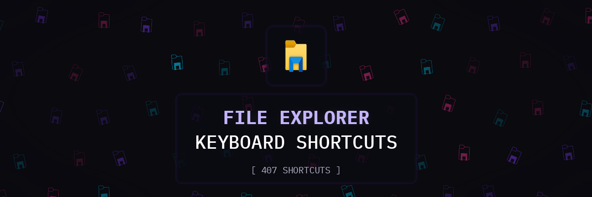 File Explorer keyboard shortcuts