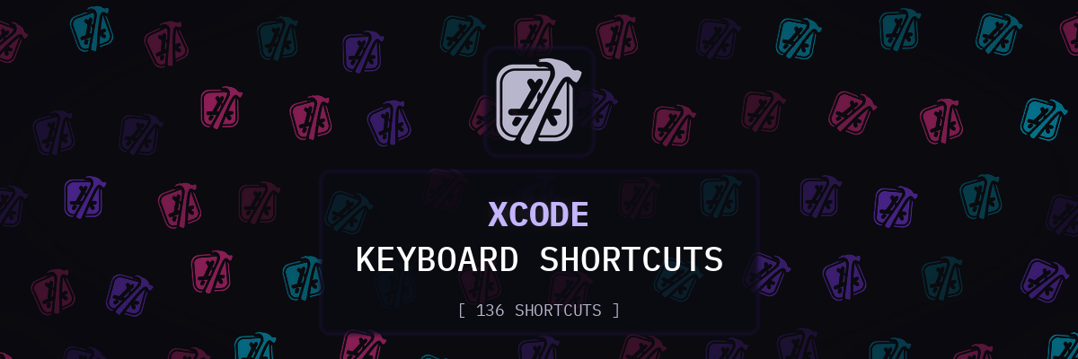 Xcode keyboard shortcuts