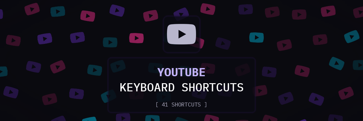 YouTube keyboard shortcuts